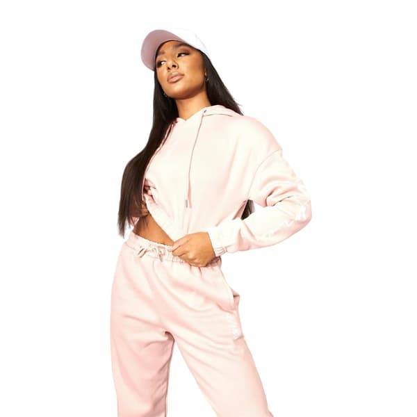NVME Womens/Ladies Crew Neck Crop Hoodie