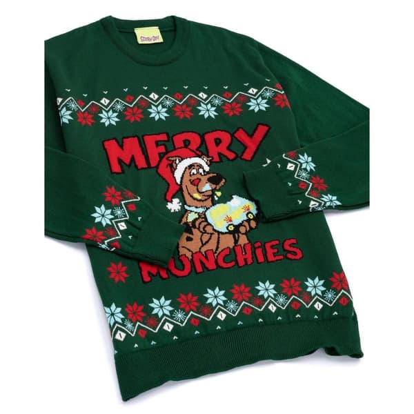 Scooby Doo Stickad jultröja för män