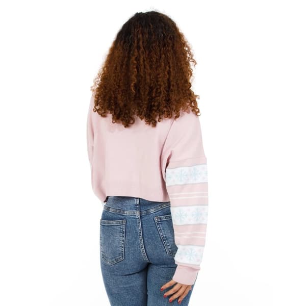 Barbie Womens/Ladies Logo Cropped Jumper