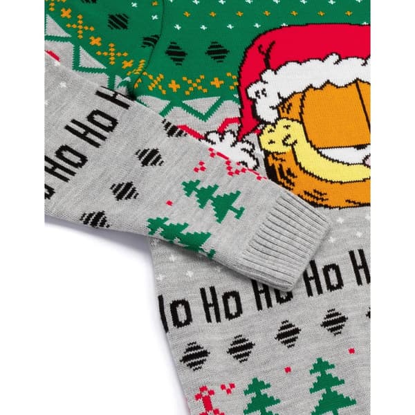 Garfield Unisex vuxen stickad jultröja för vuxna