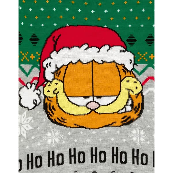 Garfield Unisex vuxen stickad jultröja för vuxna