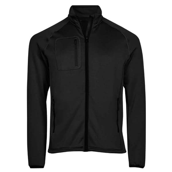 Tee Jays Fleecejacka för män Black XXL