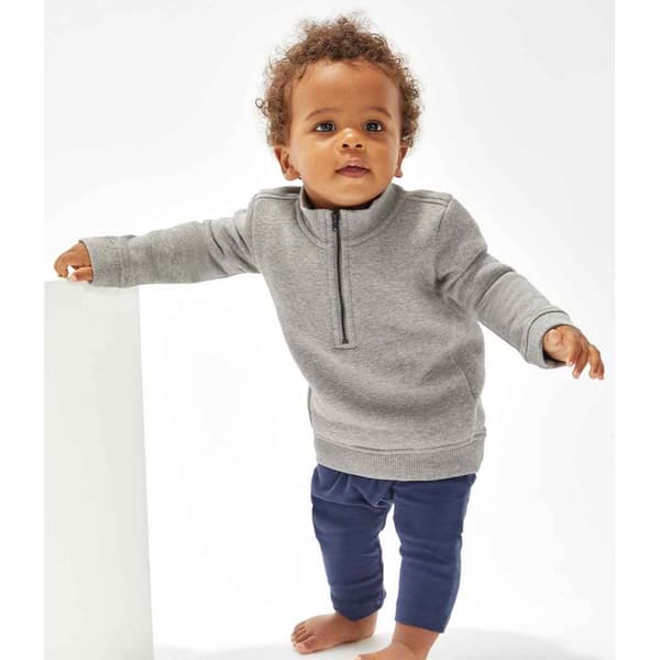 Babybugz Baby tröja med kvarts dragkedja