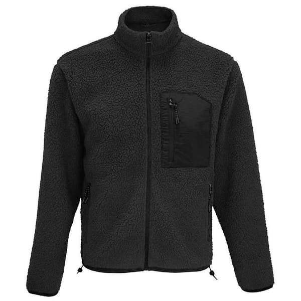 SOLS Unisex Fury Sherpa Fleecejakke til voksne