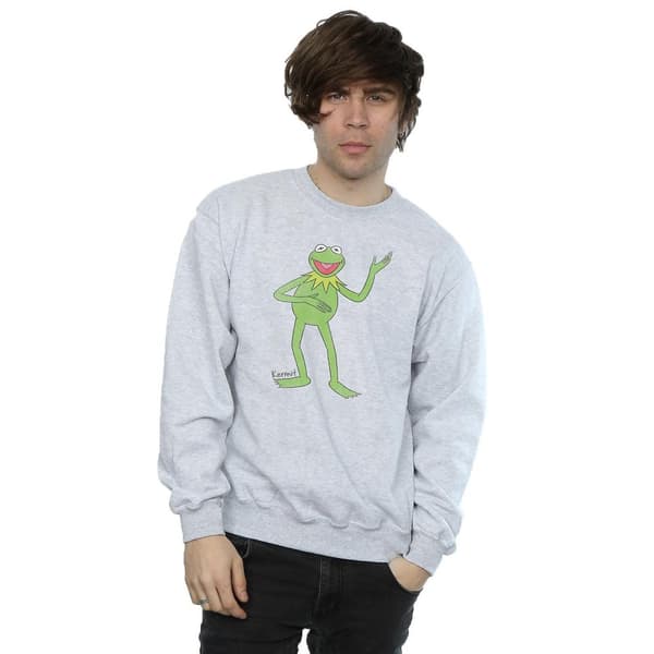 The Muppets Mens Classic Kermit Heather Sweatshirt