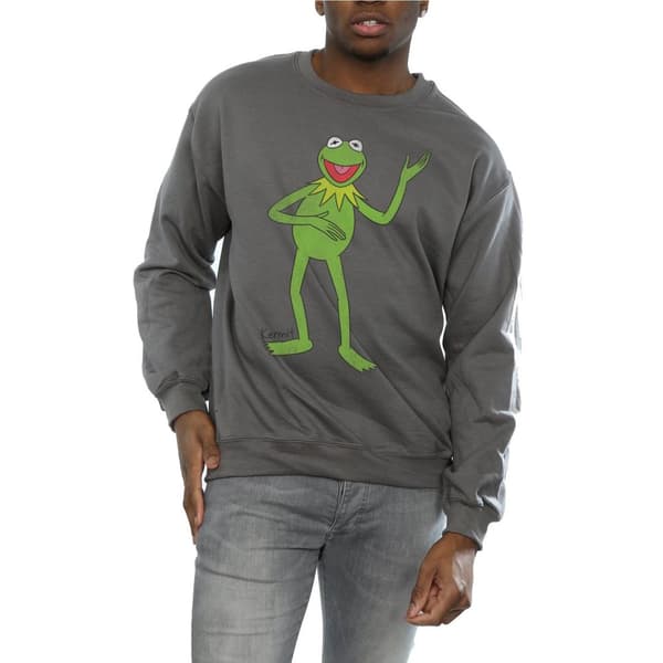 The Muppets Mens Classic Kermit Heather Sweatshirt