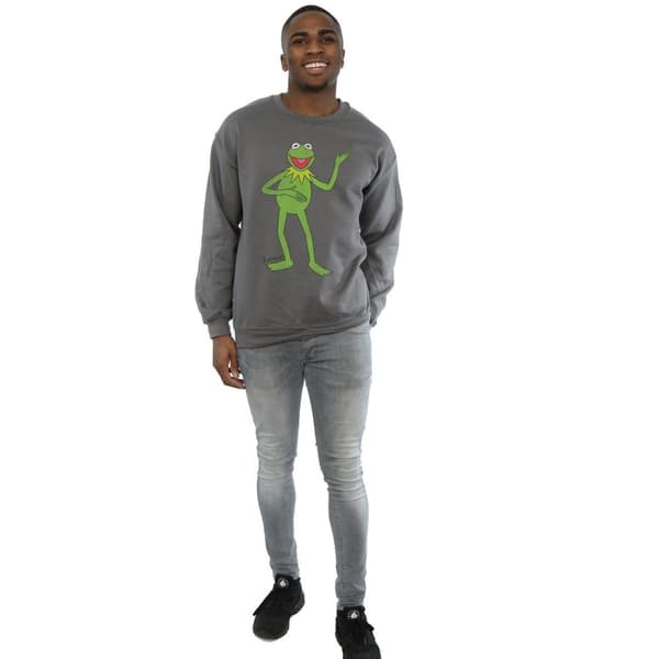 The Muppets Mens Classic Kermit Heather Sweatshirt