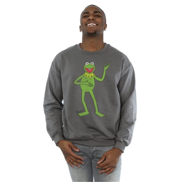 The Muppets Mens Classic Kermit Heather Sweatshirt