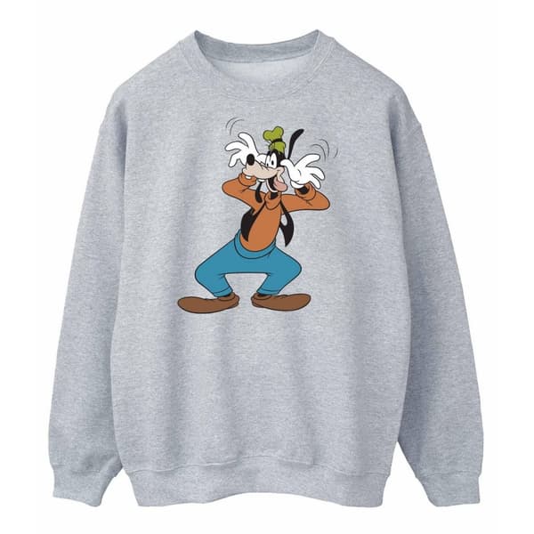 Disney Crazy Goofy-tröja, herr Sports Grey 3XL