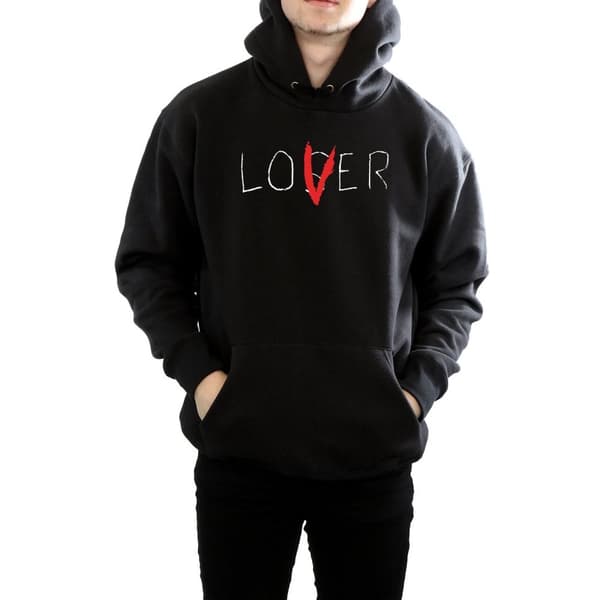 It Mens Loser Lover Hoodie