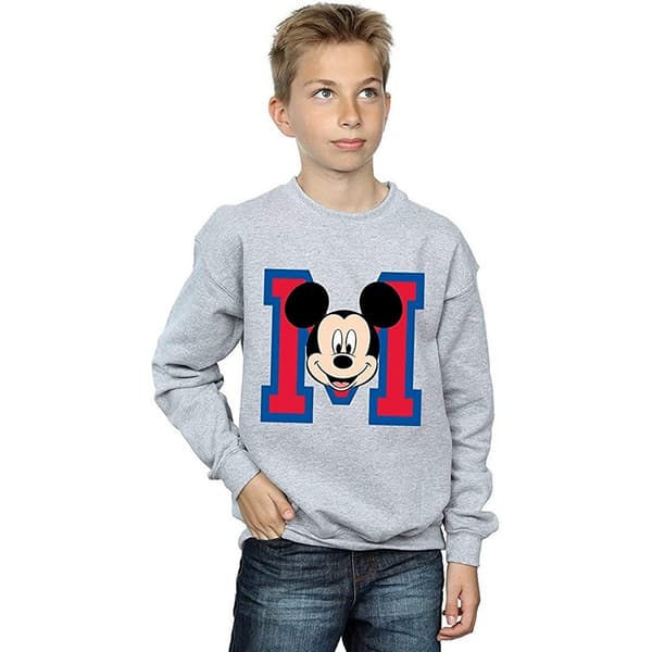 Disney Boys Mickey Mouse Face Sweatshirt