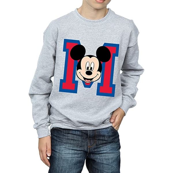 Disney Boys Mickey Mouse Face Sweatshirt