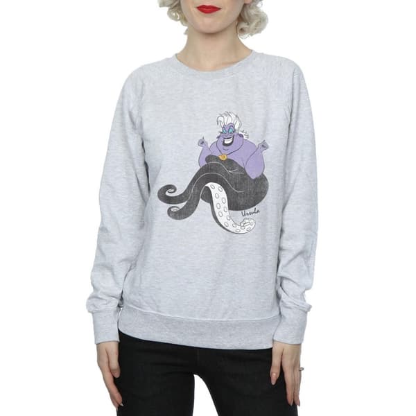 The Little Mermaid Dam/Tjej Classic Ursula Heather Sweatshirt
