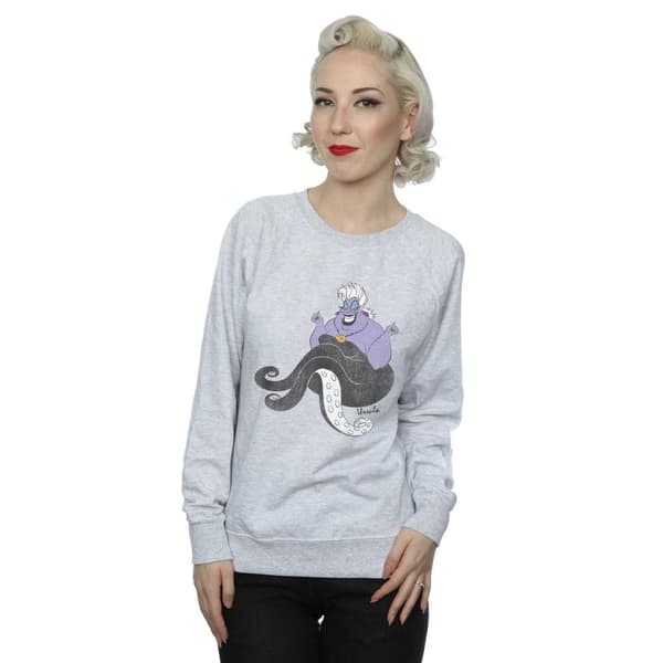 The Little Mermaid Dam/Tjej Classic Ursula Heather Sweatshirt