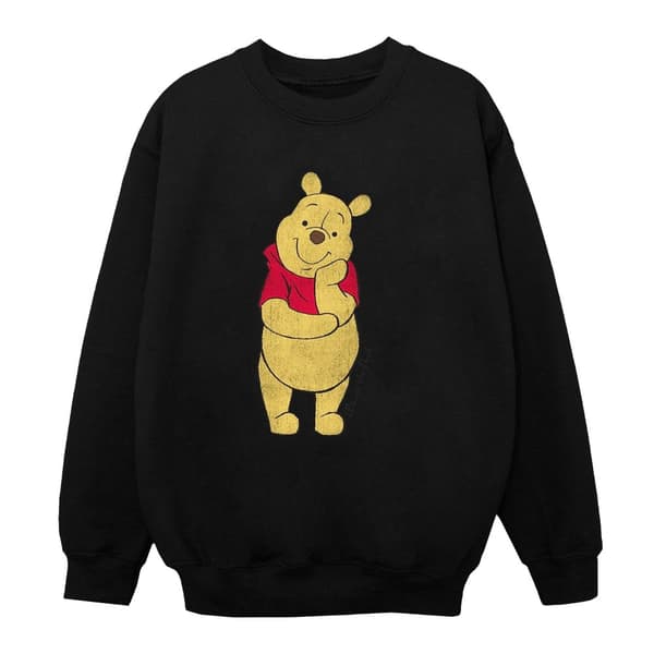 Winnie the Pooh Klassisk sweatshirt för pojkar Black 12-13 Years
