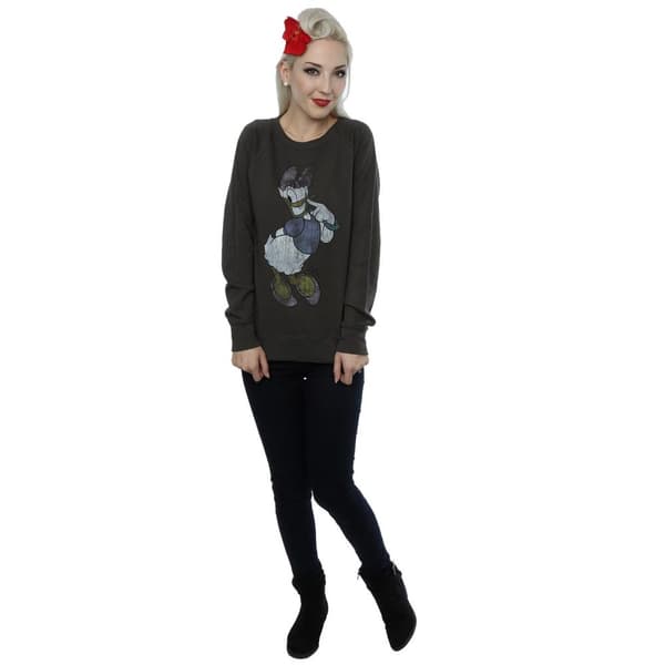 Disney Womens/Ladies Classic Daisy Duck Heather Sweatshirt