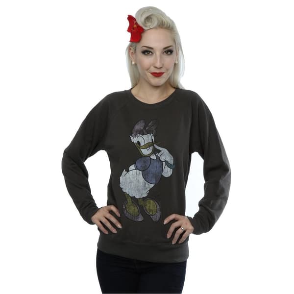 Disney Womens/Ladies Classic Daisy Duck Heather Sweatshirt
