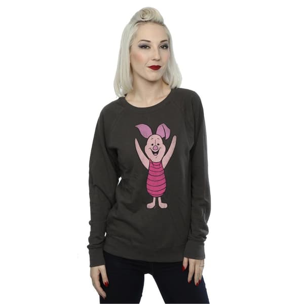 Winnie the Pooh Womens/Ladies Piglet Heather Sweatshirt