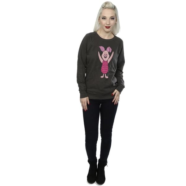 Winnie the Pooh Womens/Ladies Piglet Heather Sweatshirt