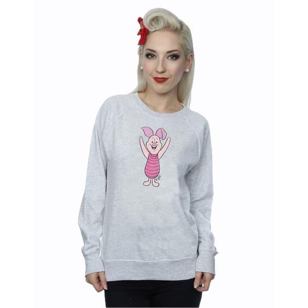 Winnie the Pooh Womens/Ladies Piglet Heather Sweatshirt