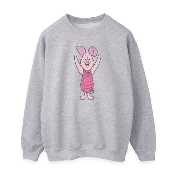 Winnie the Pooh Womens/Ladies Piglet Heather Sweatshirt