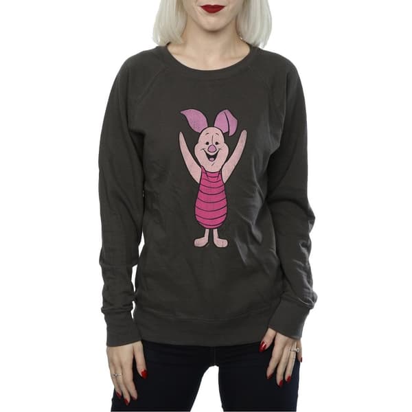 Winnie the Pooh Womens/Ladies Piglet Heather Sweatshirt