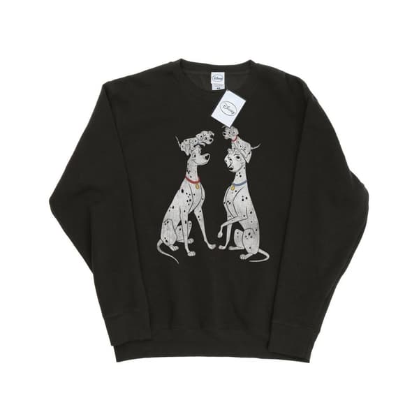101 Dalmatians Womens/Ladies Pongo And Perdita Heather Sweatshirt