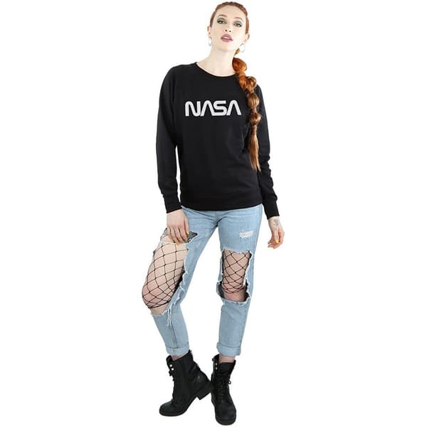 NASA Womens/Ladies Modern Logo Sweatshirt