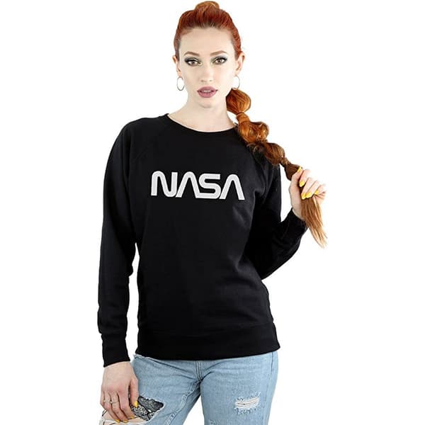 NASA Womens/Ladies Modern Logo Sweatshirt