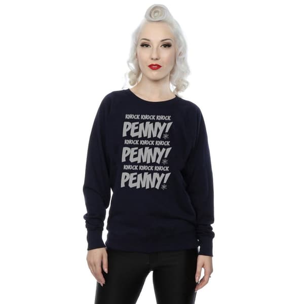 The Big Bang Theory Dam/Tjej Knock Knock Penny Sheldon Sweatshirt