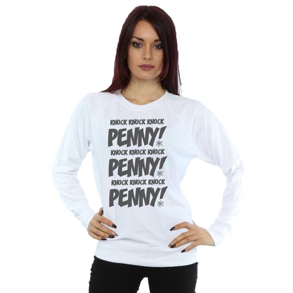 The Big Bang Theory Dam/Tjej Knock Knock Penny Sheldon Sweatshirt