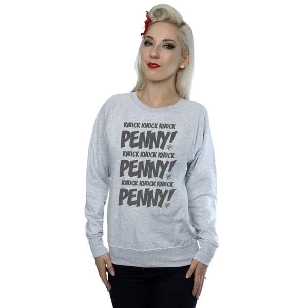 The Big Bang Theory Dam/Tjej Knock Knock Penny Sheldon Sweatshirt