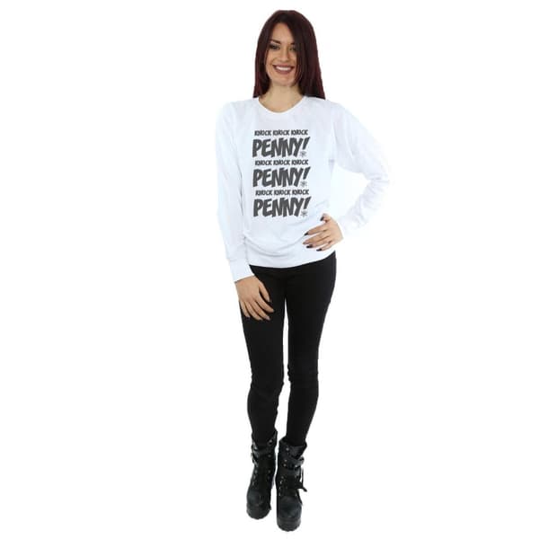 The Big Bang Theory Dam/Tjej Knock Knock Penny Sheldon Sweatshirt