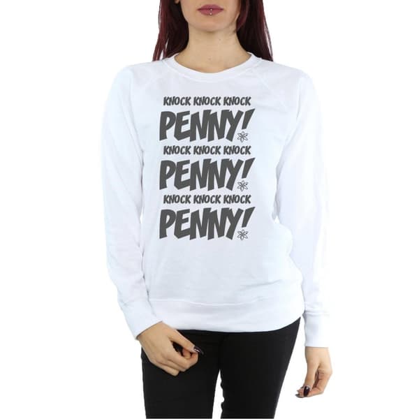 The Big Bang Theory Dam/Tjej Knock Knock Penny Sheldon Sweatshirt