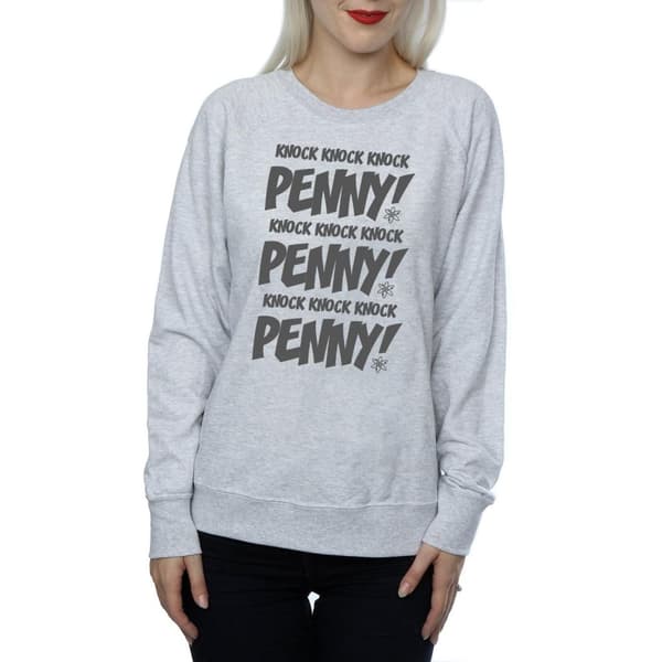 The Big Bang Theory Dam/Tjej Knock Knock Penny Sheldon Sweatshirt