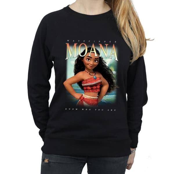 Moana Womens/Ladies Montage Cotton Sweatshirt