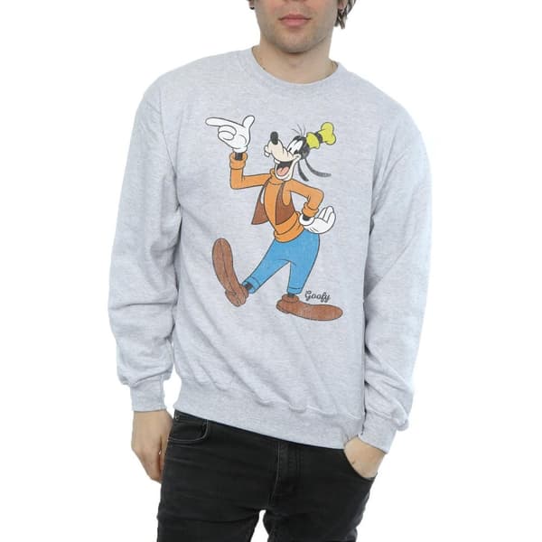 Disney Mens Classic Goofy Sweatshirt