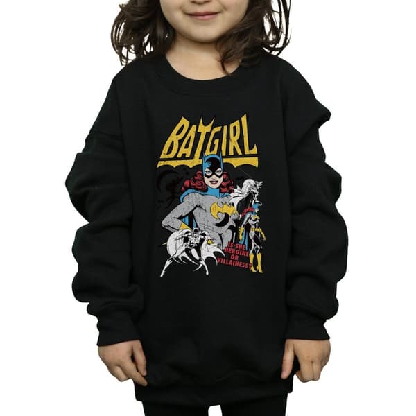 DC Comics Girls Heroine Or Villainess Batgirl Sweatshirt