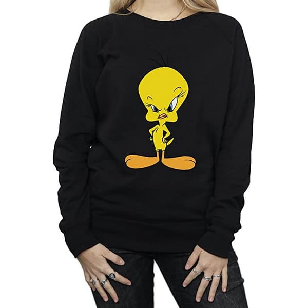 Looney Tunes Dam/Tjej Tweety Angry Sweatshirt