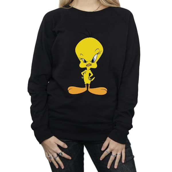 Looney Tunes Dam/Tjej Tweety Angry Sweatshirt