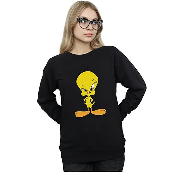 Looney Tunes Dam/Tjej Tweety Angry Sweatshirt