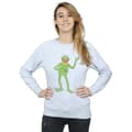 Miniatyrbilde 4 av 5: The Muppets Womens/Ladies Classic Kermit Heather Sweatshirt