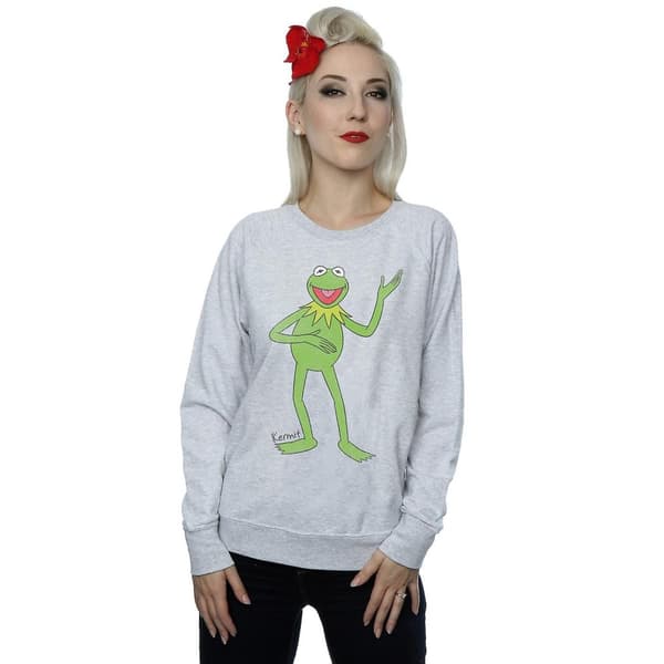 The Muppets Womens/Ladies Classic Kermit Heather Sweatshirt