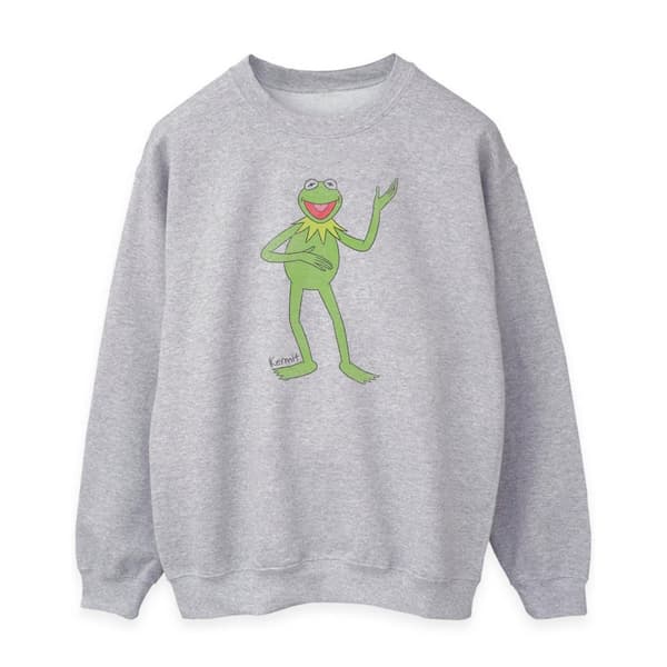 The Muppets Womens/Ladies Classic Kermit Heather Sweatshirt