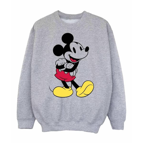 Disney Girls Classic Mickey Mouse Sweatshirt
