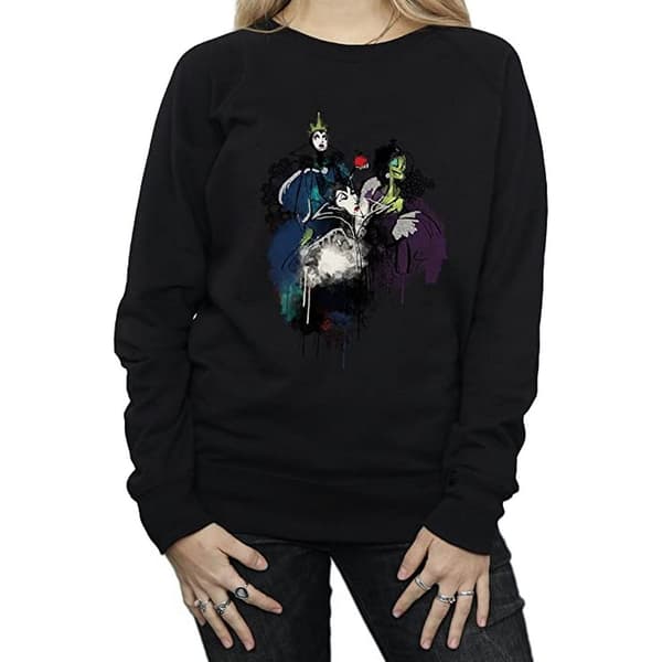 Disney Sweatshirt med skurkar för damer/kvinnor