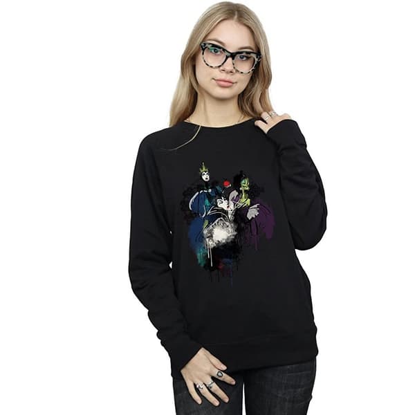 Disney Sweatshirt med skurkar för damer/kvinnor