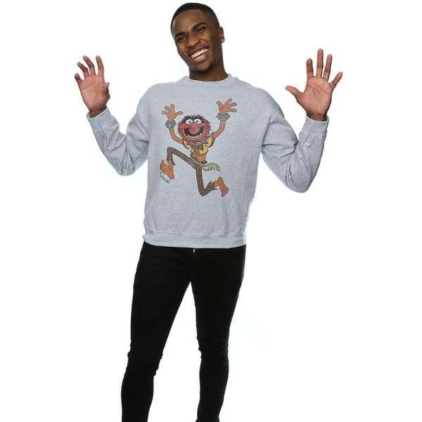The Muppets Mens Classic Animal Heather Sweatshirt