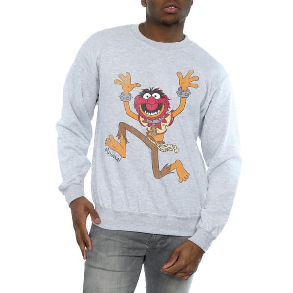The Muppets Mens Classic Animal Heather Sweatshirt