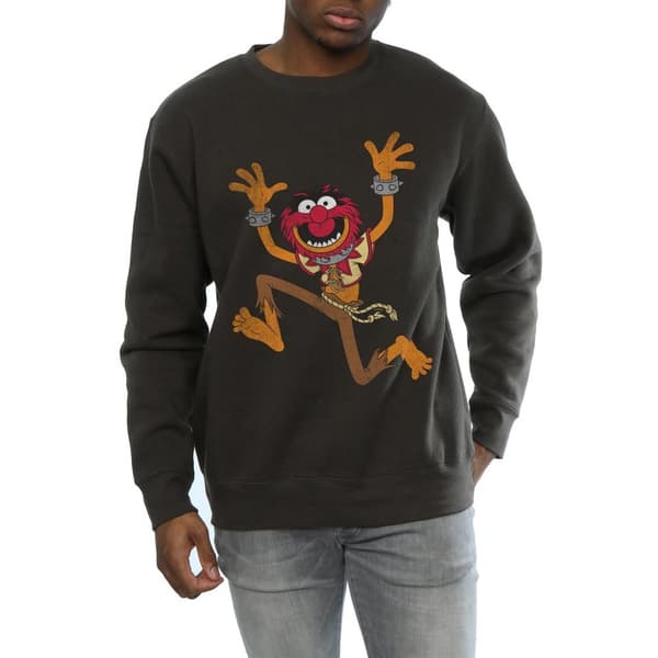 The Muppets Mens Classic Animal Heather Sweatshirt